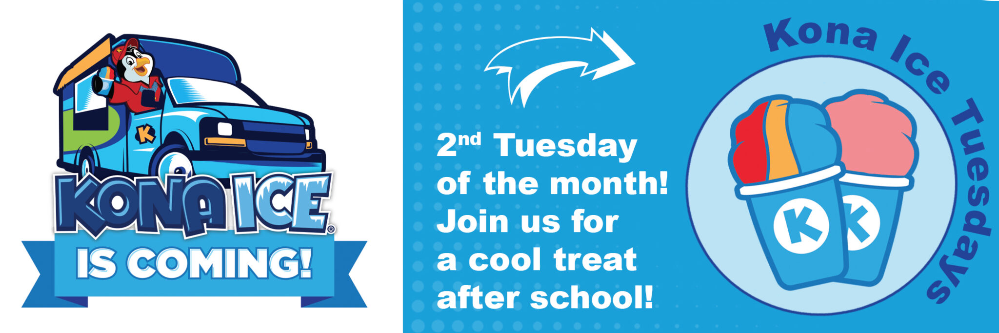 Kona Ice Tuesdays Phoebe A. Hearst Elementary School